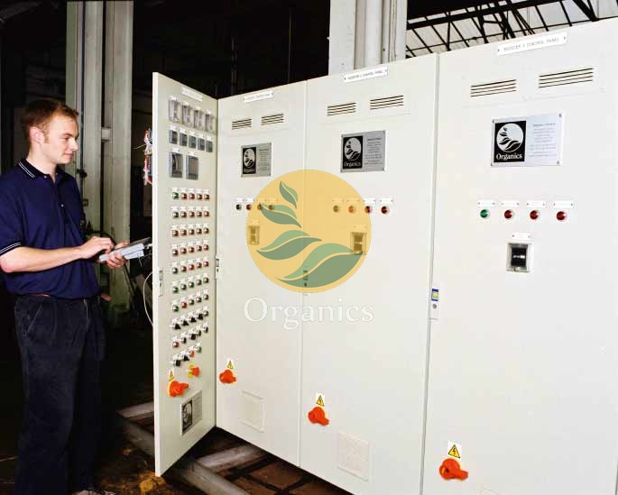 Activated Air unit installed alongside process control cabinets at an industrial site