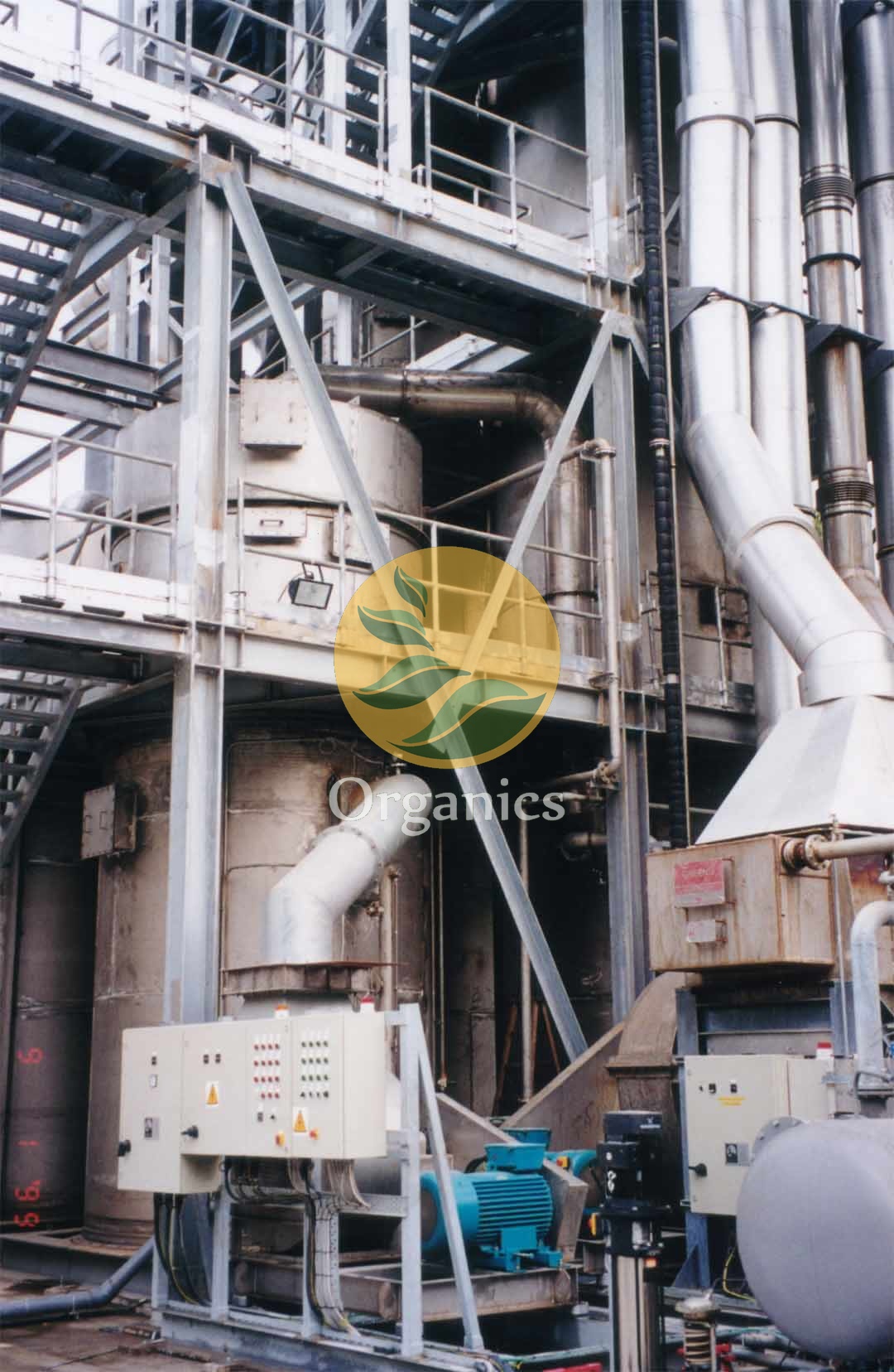 Close-up of Sy-Clone atomisation nozzle used for leachate and gas contact