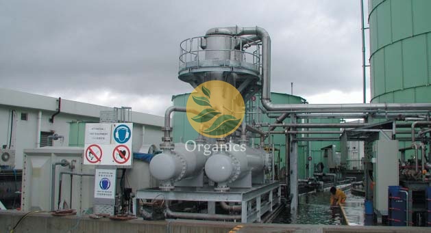 Exterior view of a T Range clean pyrolysis installation processing municipal waste