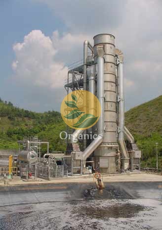 Industrial ammonia stripping tower and associated process equipment