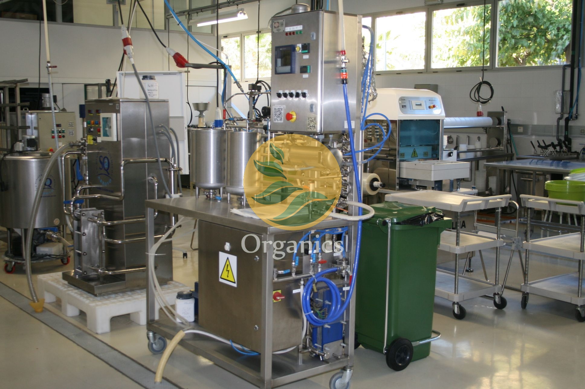 Portable pilot plant unit conducting an on-site odour treatment trial