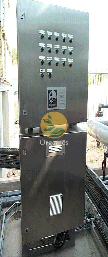 Stainless steel gas analysis enclosure with multiple sample line connections